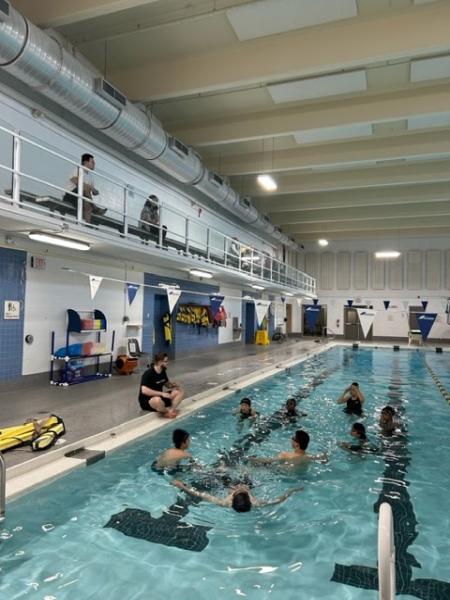 Lily Swimming Training