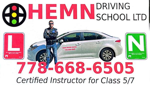 Hemn Driving School LTD