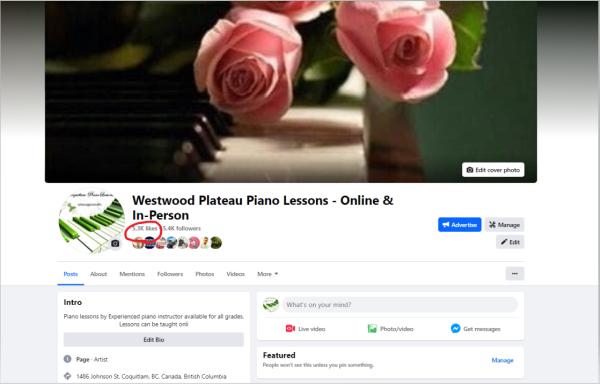 Westwood Plateau Piano Lessons