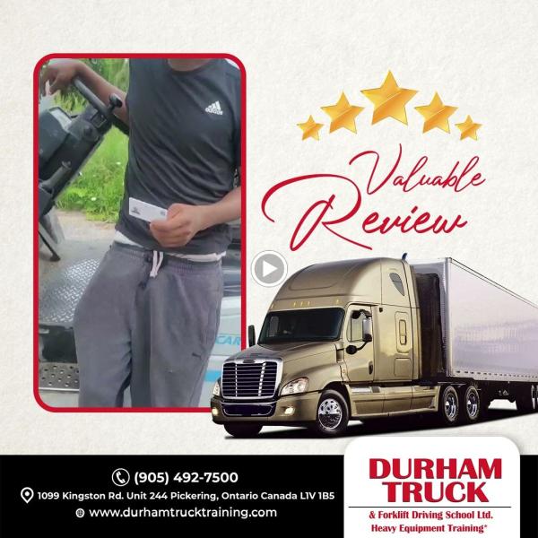 Durham Truck & Forklift Driving School Ltd