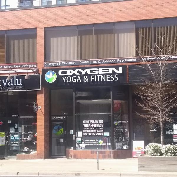 Oxygen Yoga & Fitness- Yonge and Saint Clair
