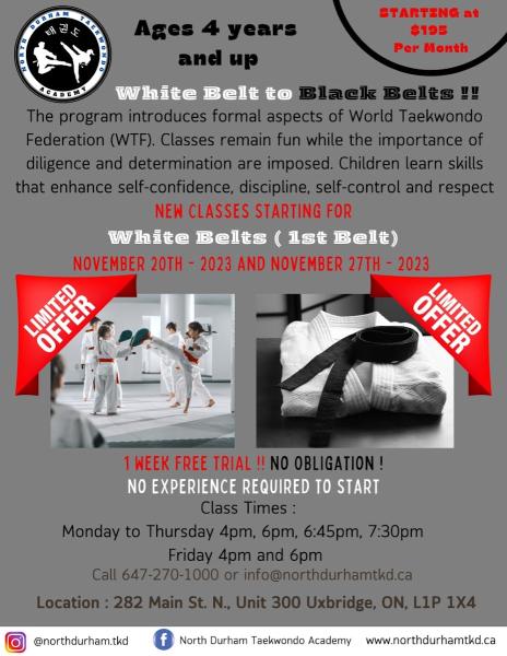 North Durham Taekwondo Academy