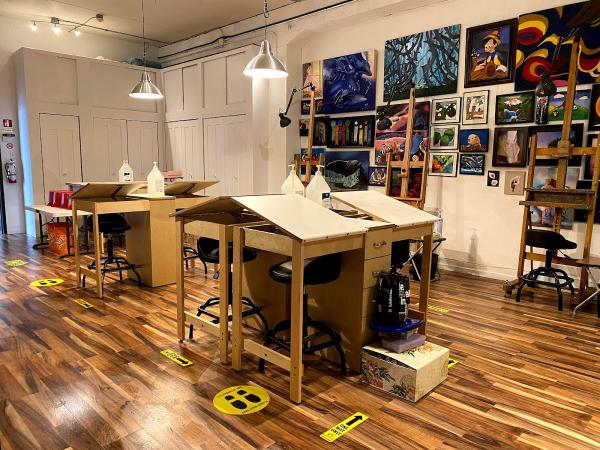 Evelia Espinosa's Art Studio