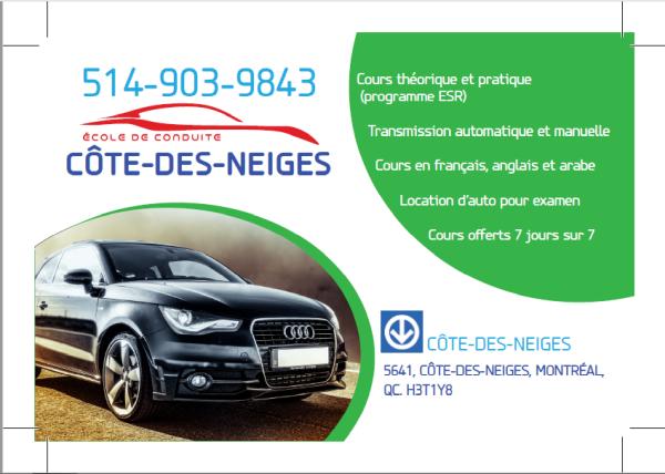 School Driving Côte-Des-Neiges