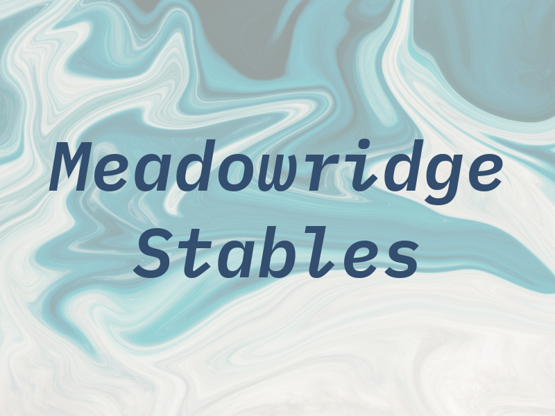 Meadowridge Stables