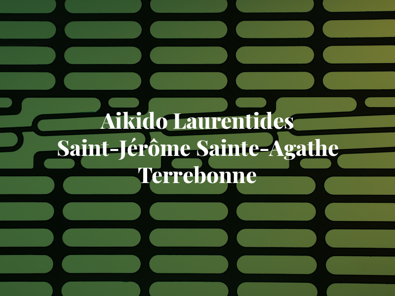 Aikido Laurentides De Saint-Jérôme Sainte-Agathe Terrebonne