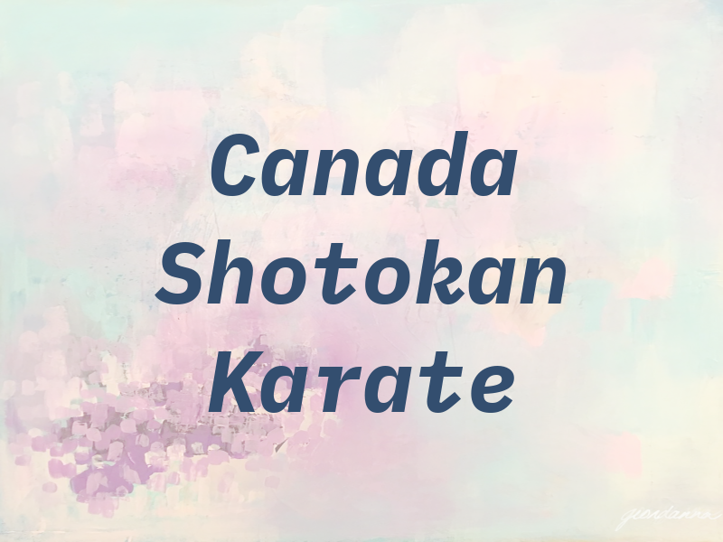 Canada Shotokan Karate