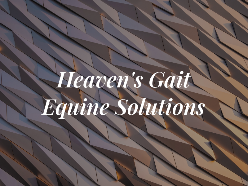 Heaven's Gait Equine Solutions