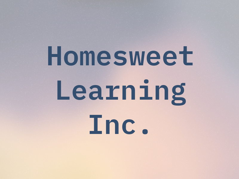 Homesweet Learning Inc.