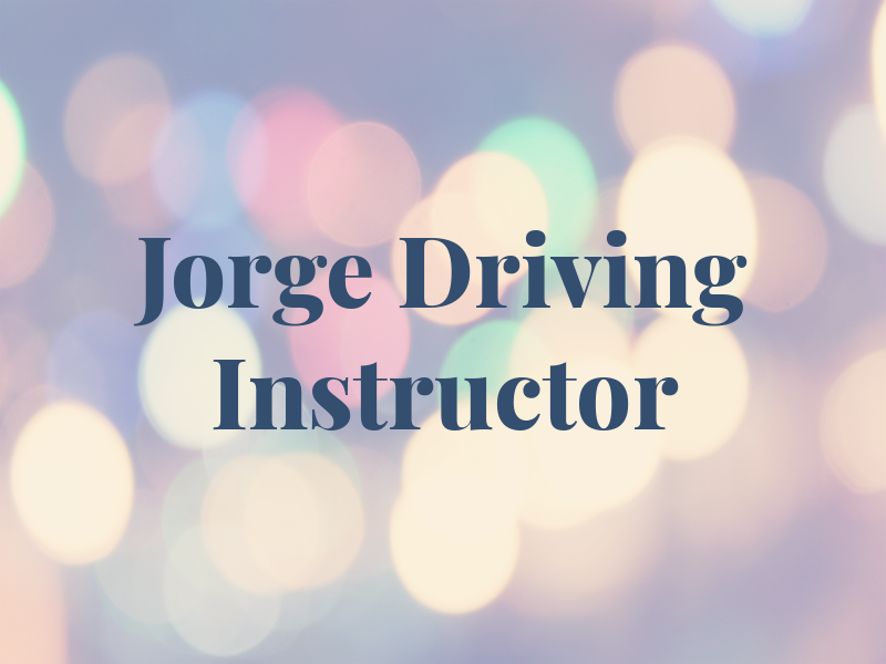 Jorge Driving Instructor