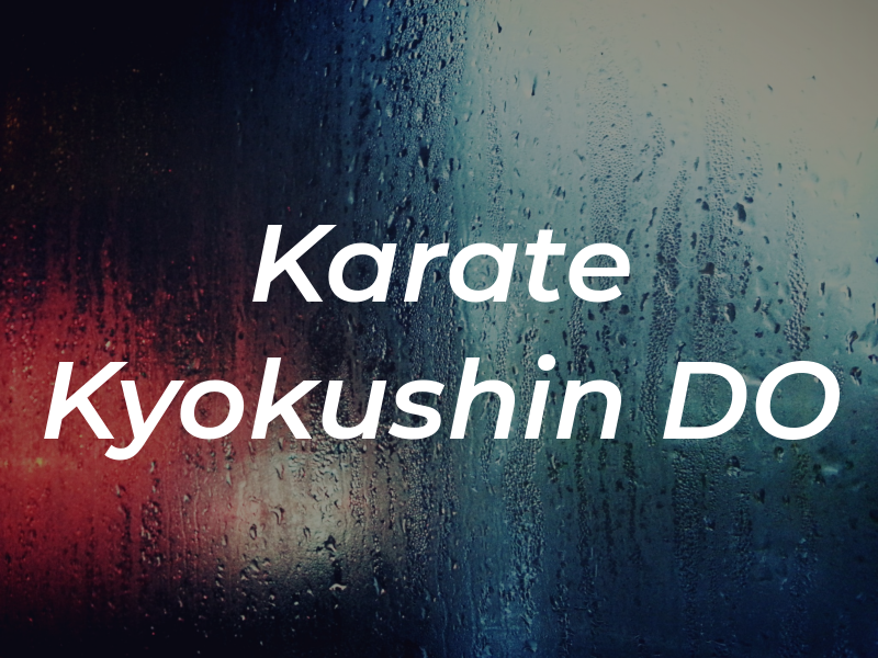 Karate Kyokushin DO