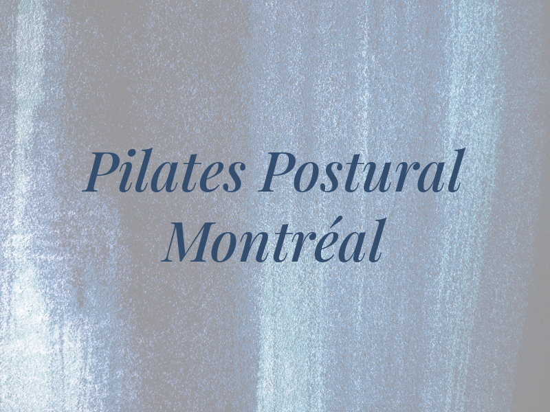 Pilates Postural Montréal