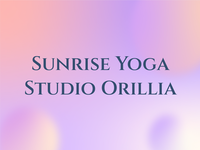 Sunrise Yoga Studio Orillia
