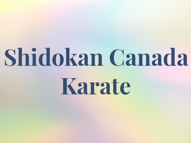 Shidokan Canada Karate