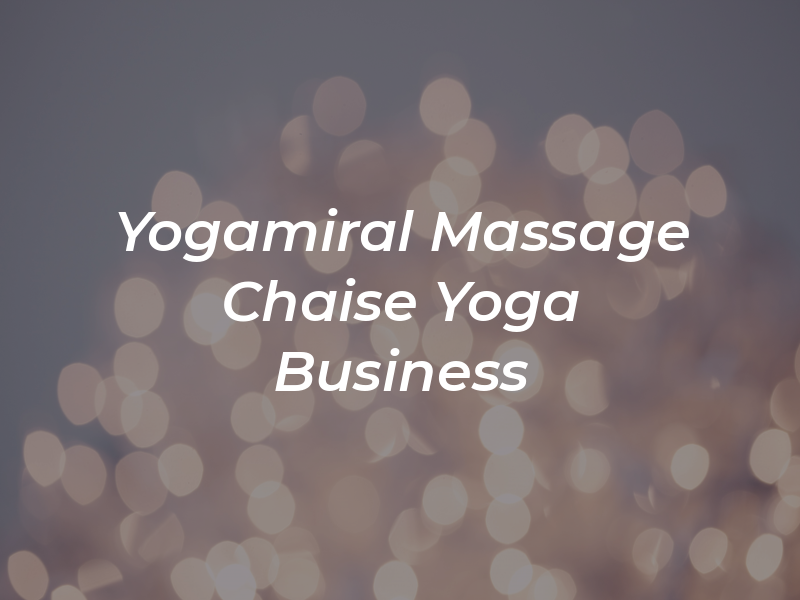 Yogamiral Massage Sur Chaise & Yoga In Business