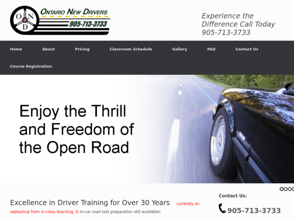 Ontario New Drivers Training Service