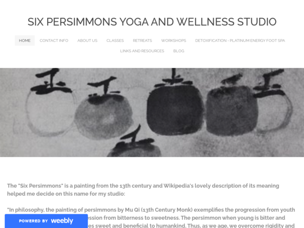 SIX Persimmons Yoga