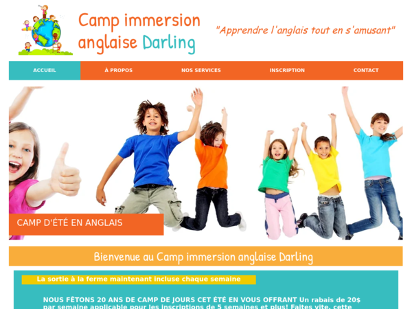 English Immersion Camp Sandra Darling