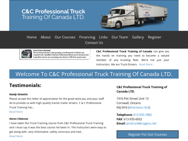 C & C Professional Truck Training