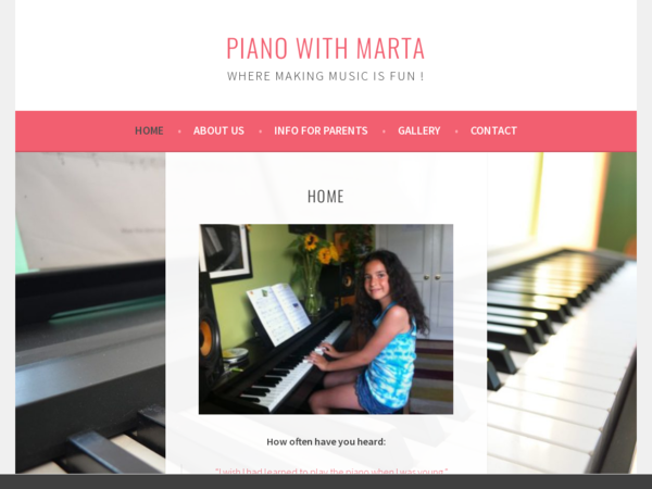 Piano With Marta
