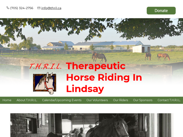 Therapeutic Horse Riding In Lindsay T.h.r.i.l