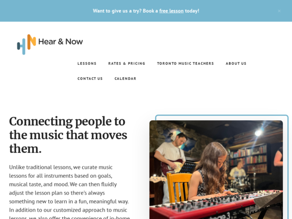 Hear and Now Music Lessons