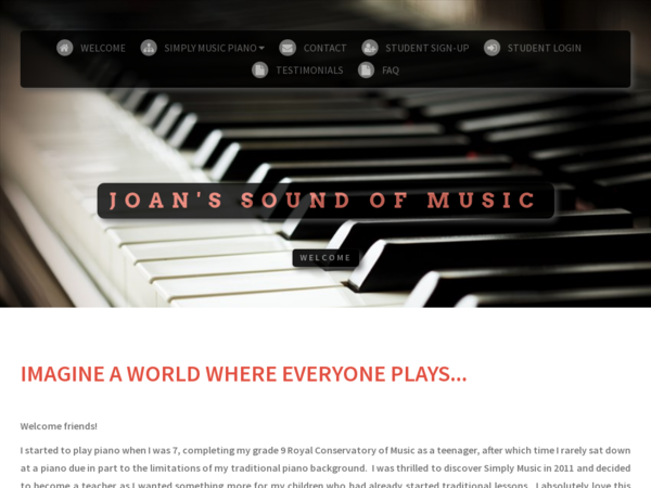 Joan's Sound of Music: Piano Lessons in Guelph