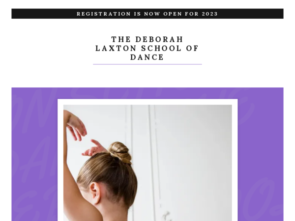 THE Deborah Laxton School OF Dance