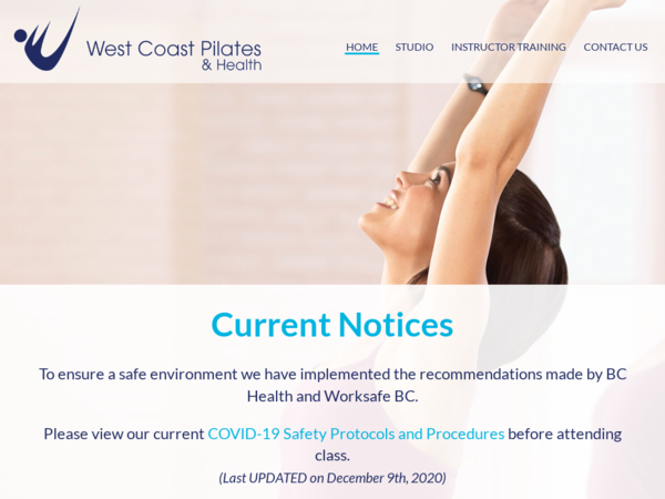 West Coast Pilates & Health Inc