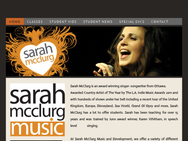 Sarah McClurg Music