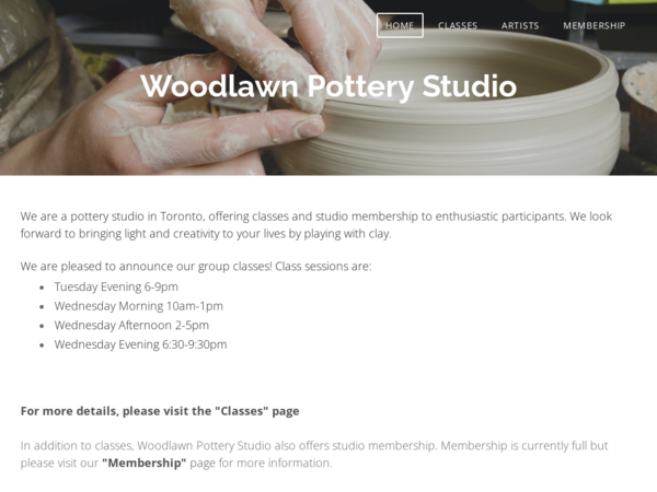 Woodlawn Pottery Studio